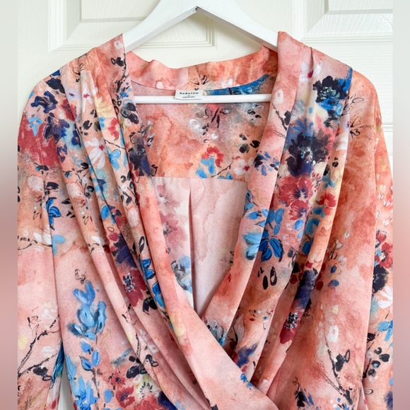 Aritzia Tops - Aritzia Babaton Ambrose floral bodysuit long sleeve size M